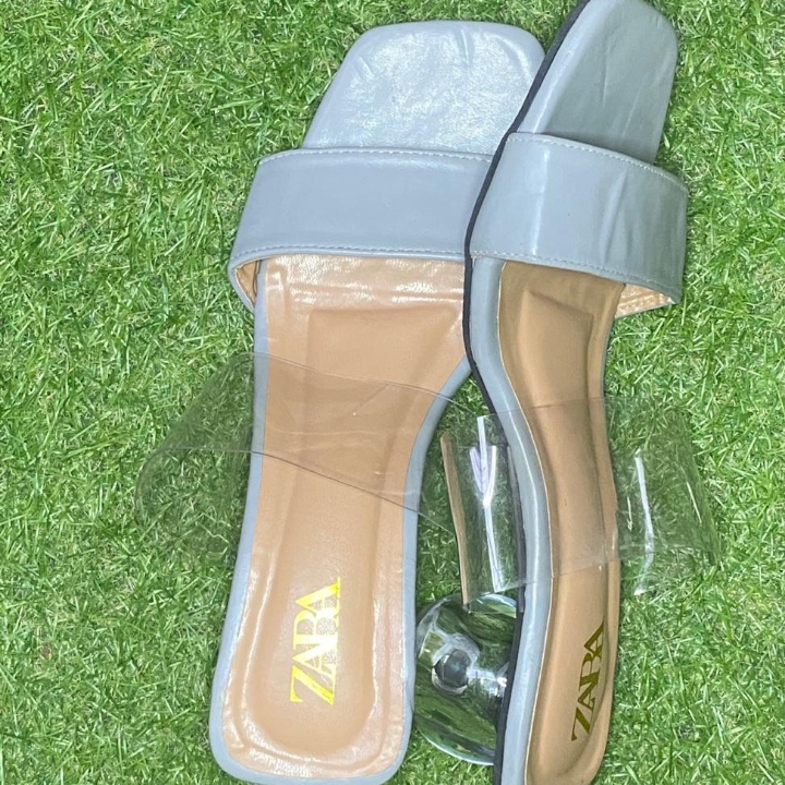 High Heels Kaca Abu