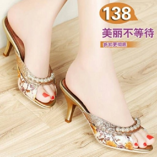 High Heels Slop Permata