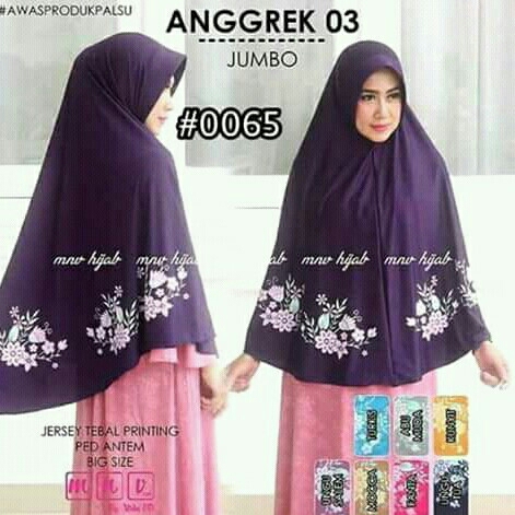 Hijab Anggrek Jumbo
