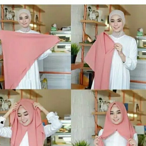 Hijab Jilbab Segi Empat