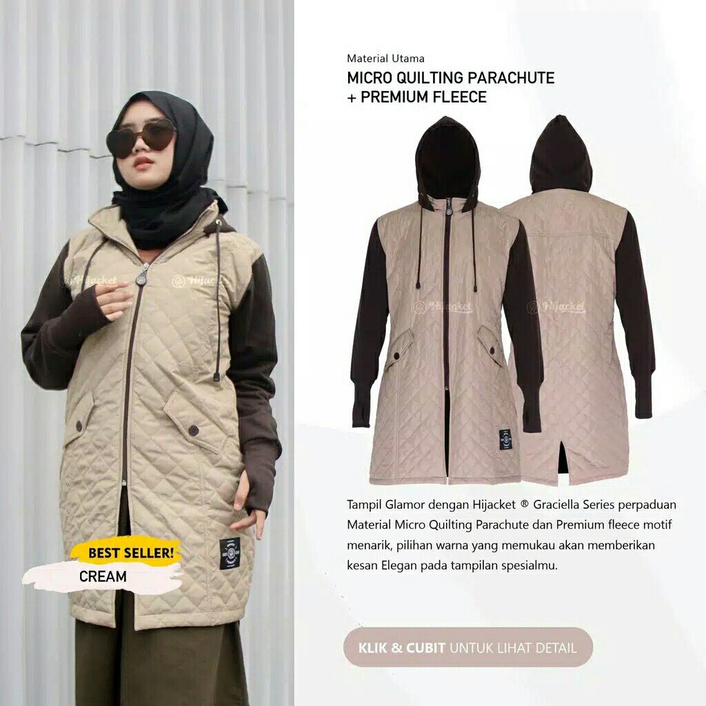 Hijacket GRACIELLA -Jaket Muslimah Hijaket Wanita 3