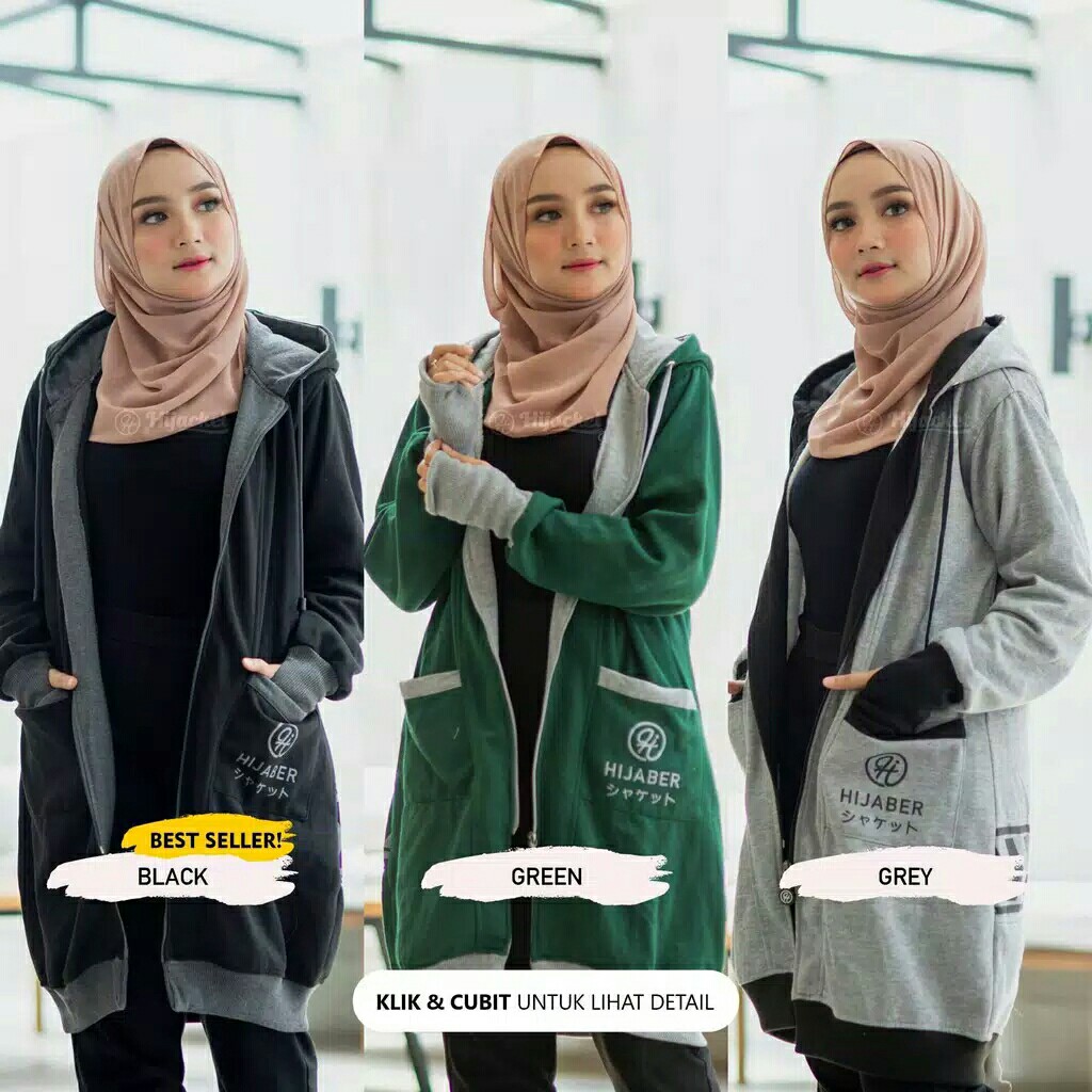 Hijacket Yukata Original  Jaket Wanita Muslimah 3