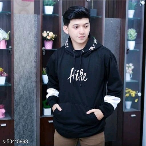 Hike Sweater Hoodie-Black