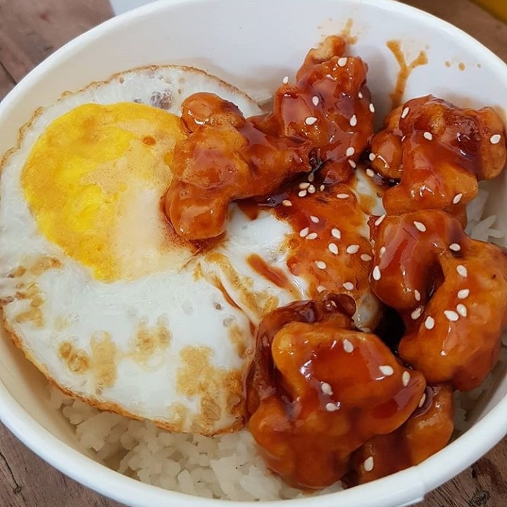 Honey Chicken Rice Bowl