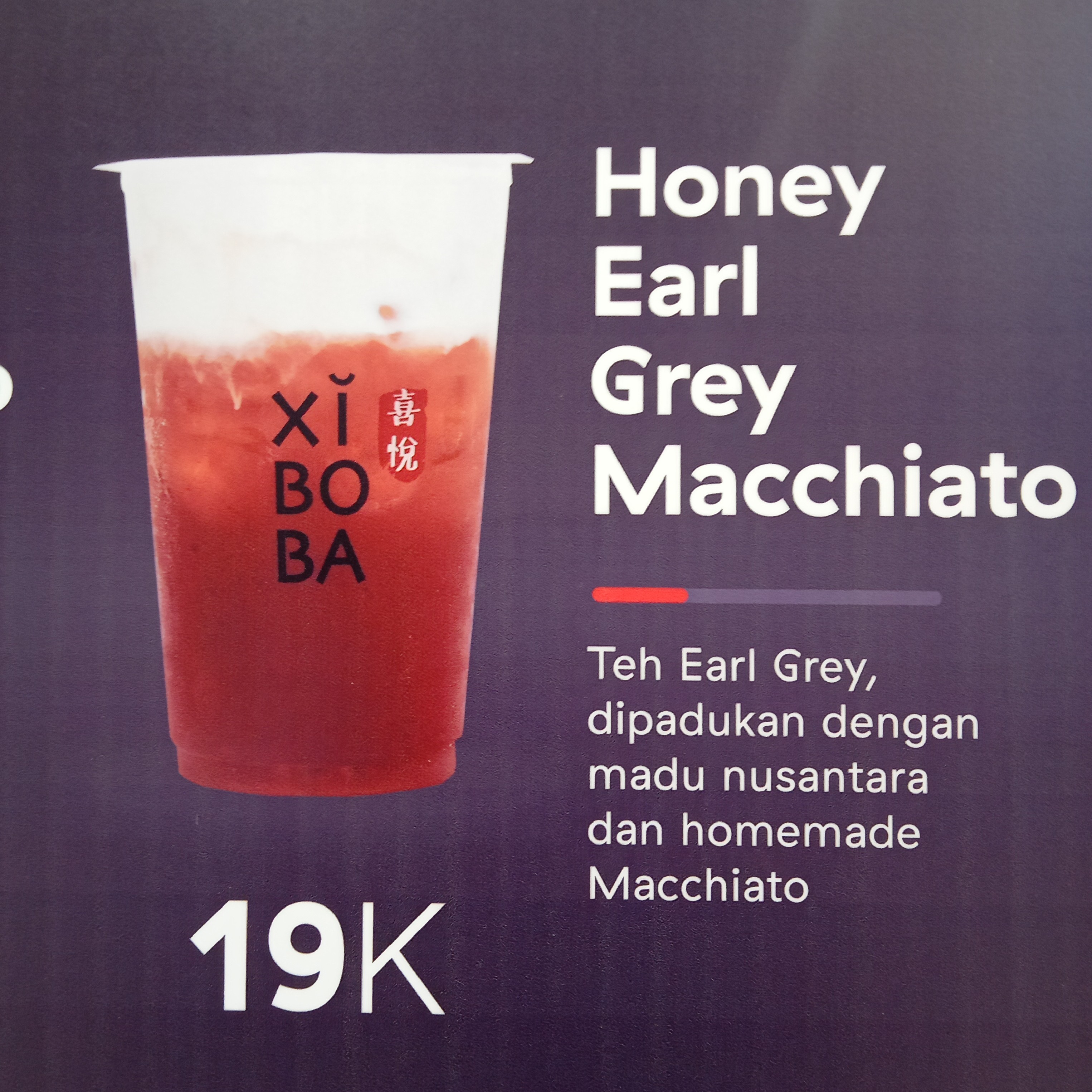 Honey Earl Grey Macchiato