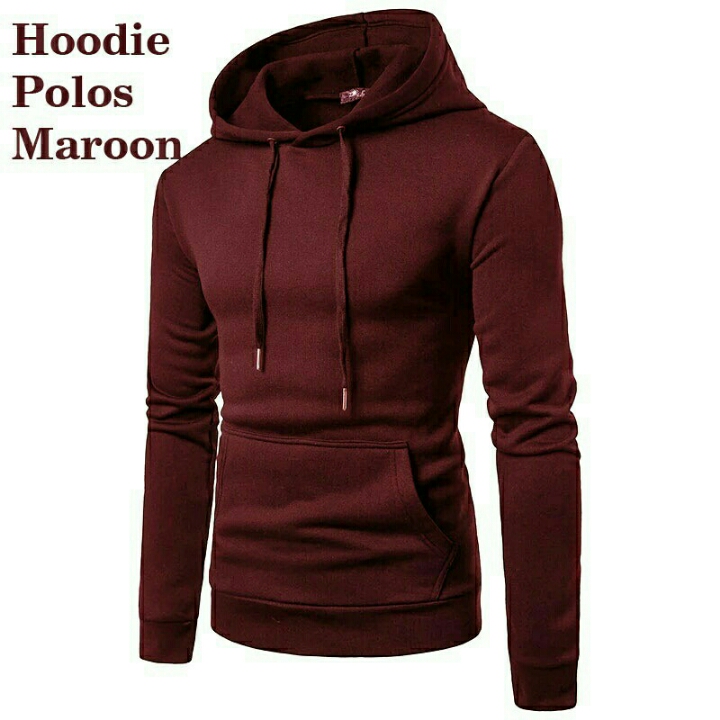 Hoodie Alfa Polos Maroon