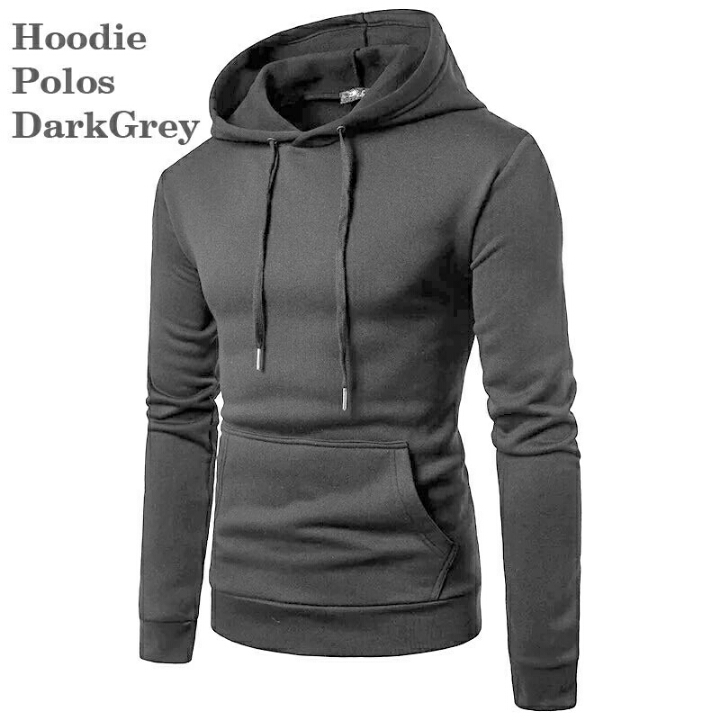 Hoodie Alva Polos Dark Grey
