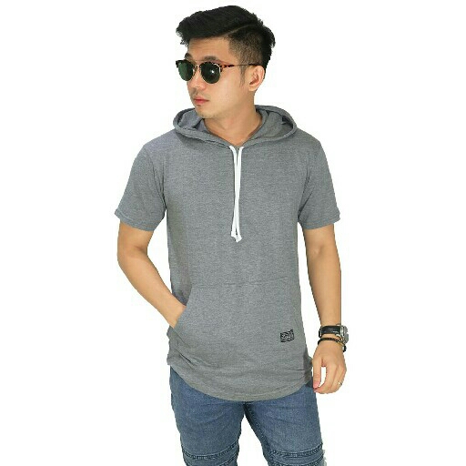 Hoodie T-Shirt Basic Dark Grey 