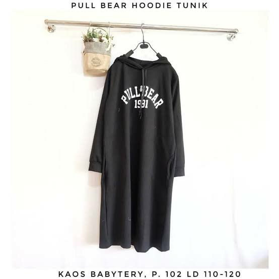 Hoodie Tunik Pull and Bear