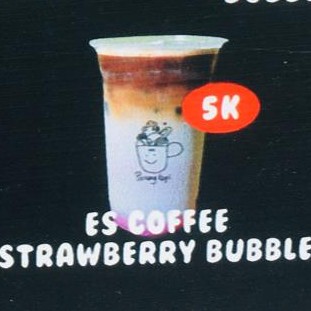 ICE COFFEE STRAWBERRY BUBBLE