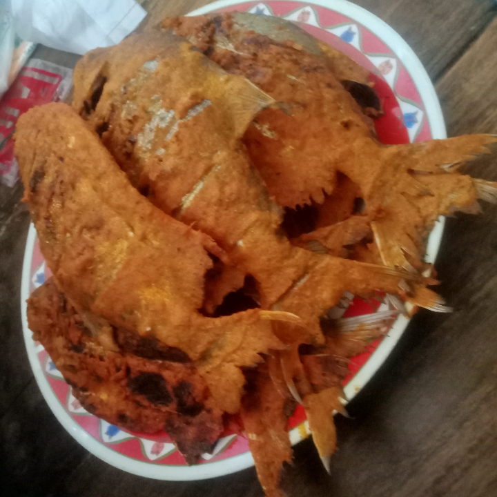 IKAN BAWAL BAKAR PAKAI NASI
