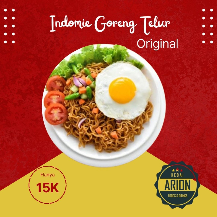 INDOMIE GORENG TELUR