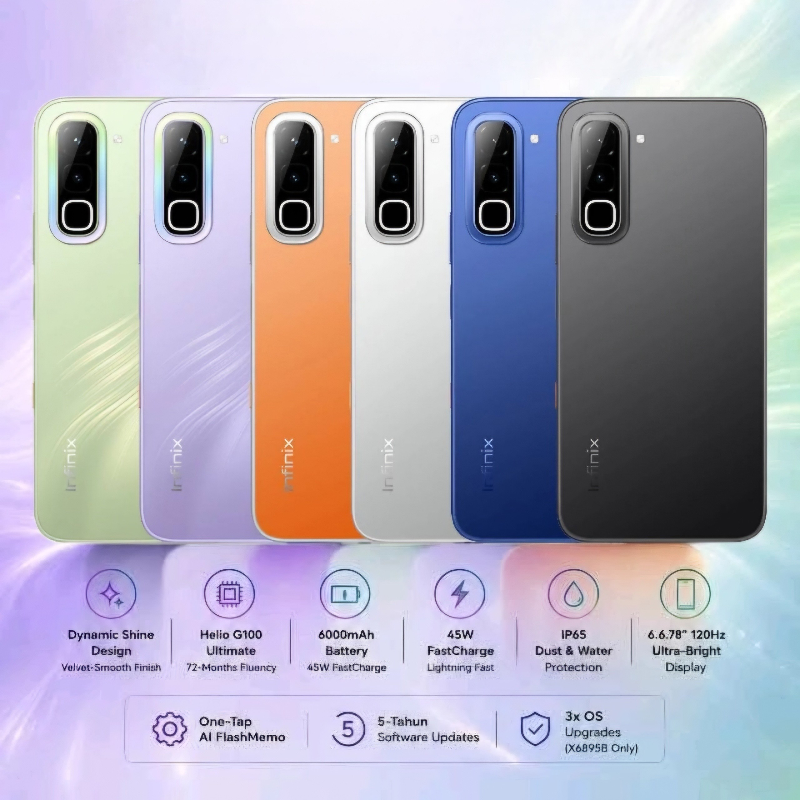 INFINIX HOT 70 RAM 8 GB ROM 128GB
