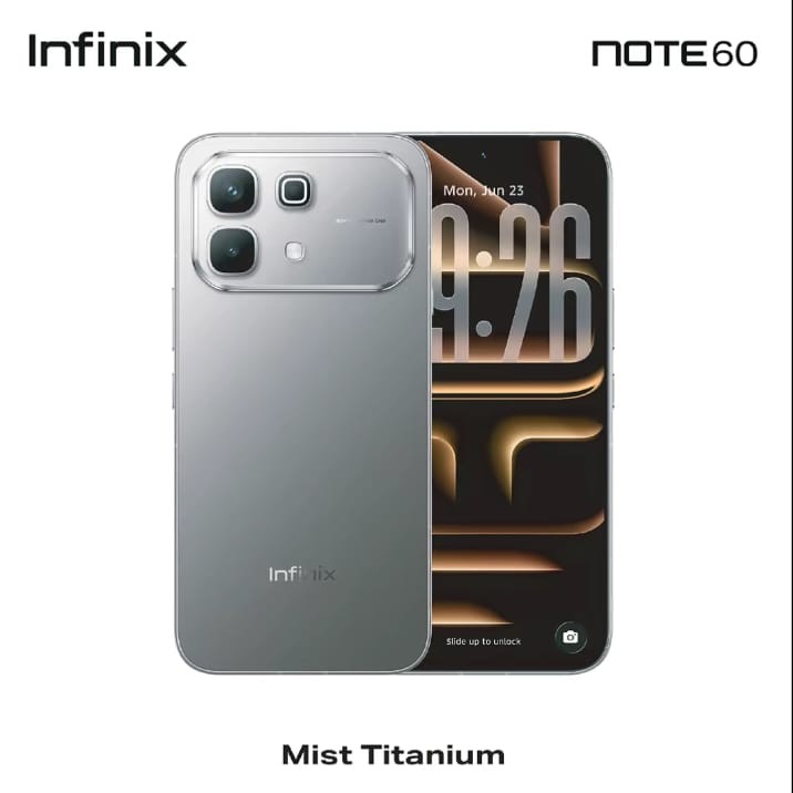 INFINIX NOTE 60 RAM 8GB ROM 256GB 5
