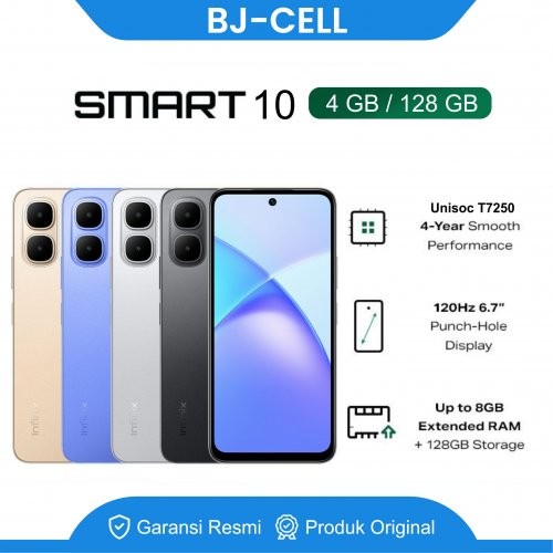 INFINIX SMART 10 RAM 4GB ROM 128GB