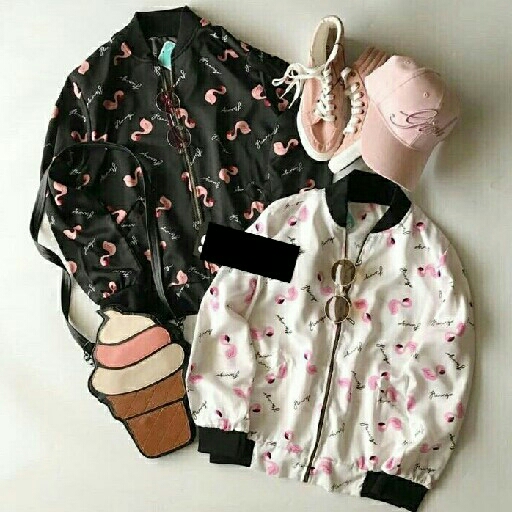 IZ- JAKET BOMBER FLAMINGGO 