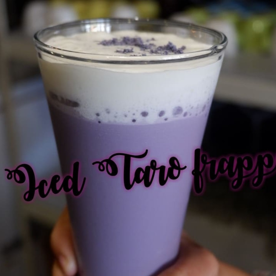 Iced Taro Frappe
