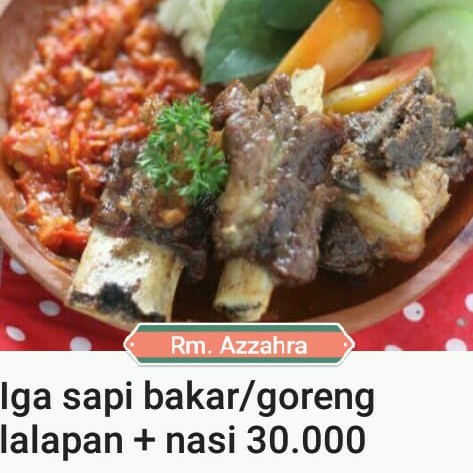 Iga Sapi Bakar Lalapan Atau Iga Sapi Goreng Lapana