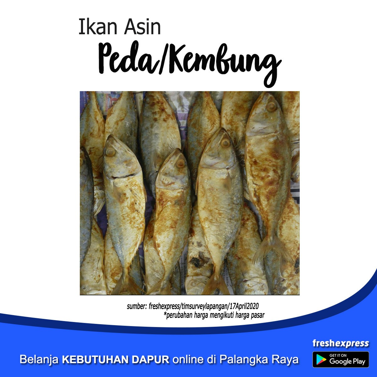 Ikan Asin Peda 250 Gram