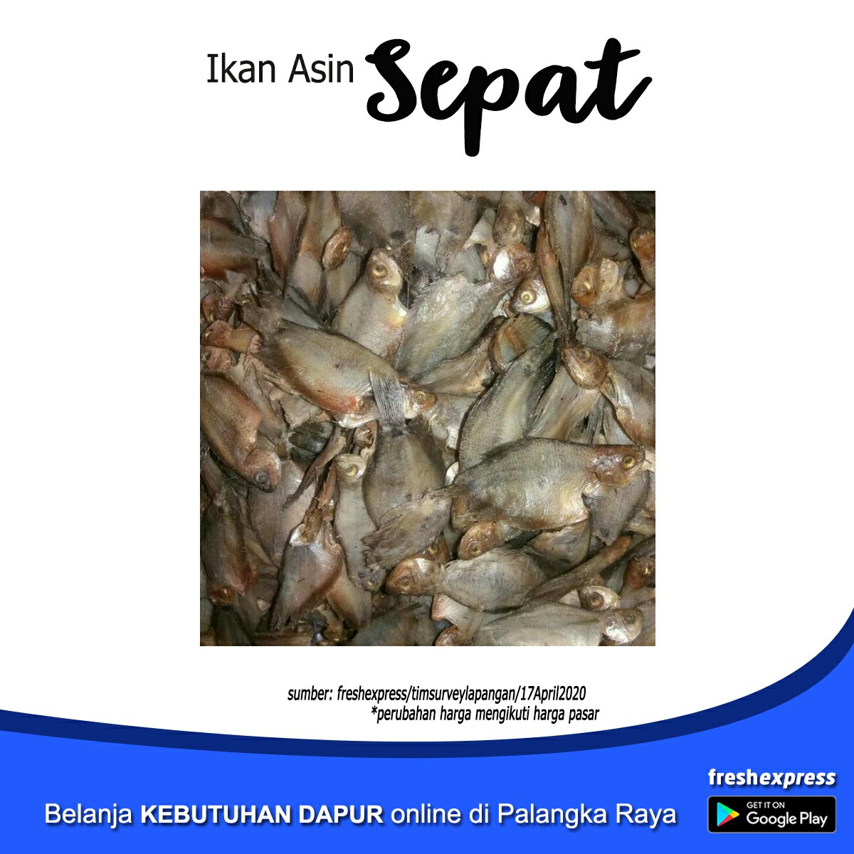 Ikan Asin Sepat 1 Kg