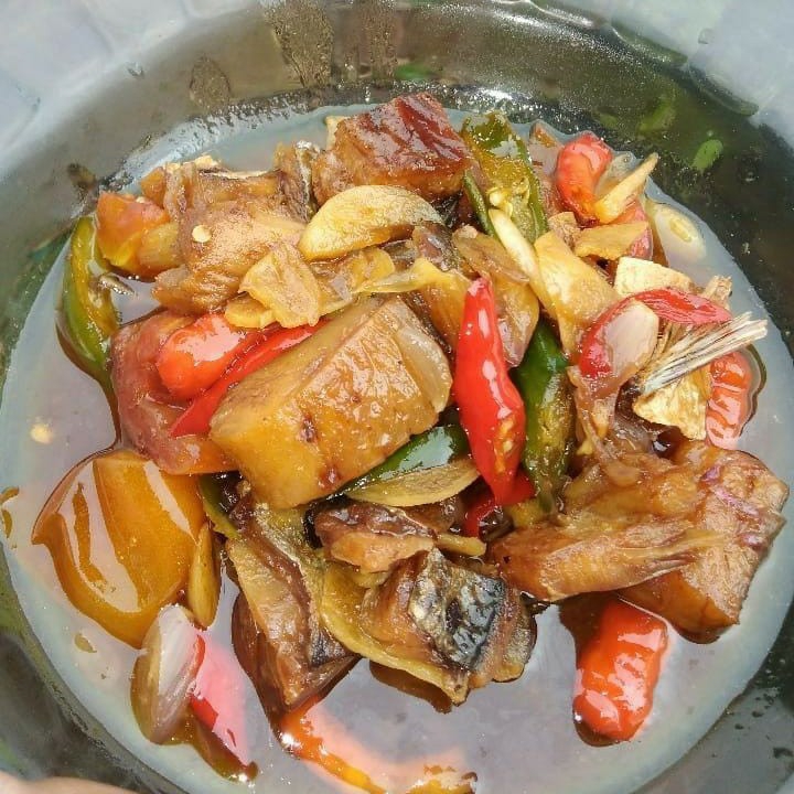 Ikan Asin Telang Masak Asam