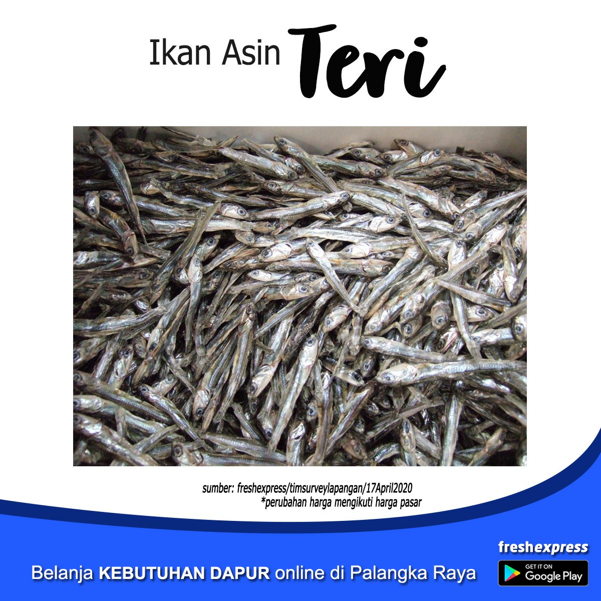 Ikan Asin Teri 100 Gram