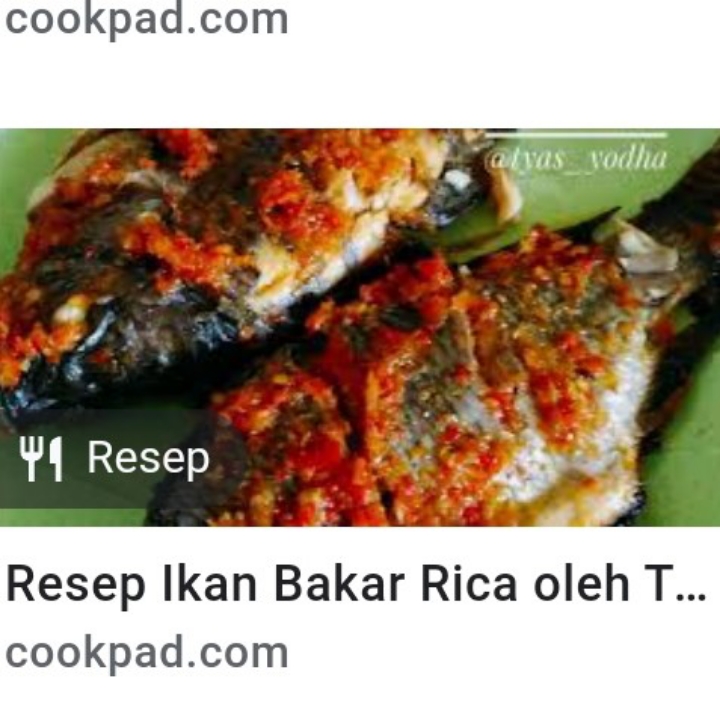 Ikan Bakar Rica Mujar
