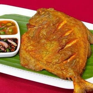 Ikan Bawal Goreng