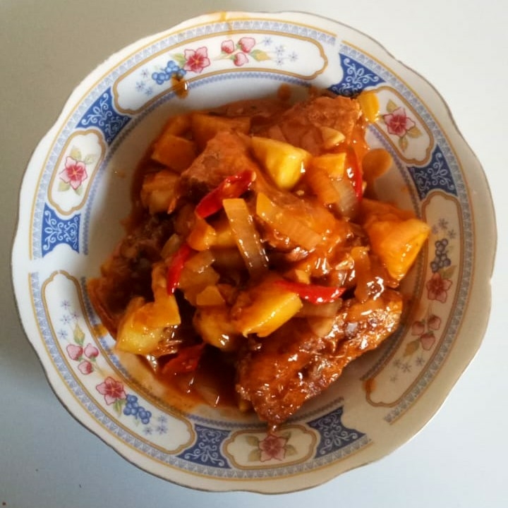Ikan Kakap Asam Manis Pedas