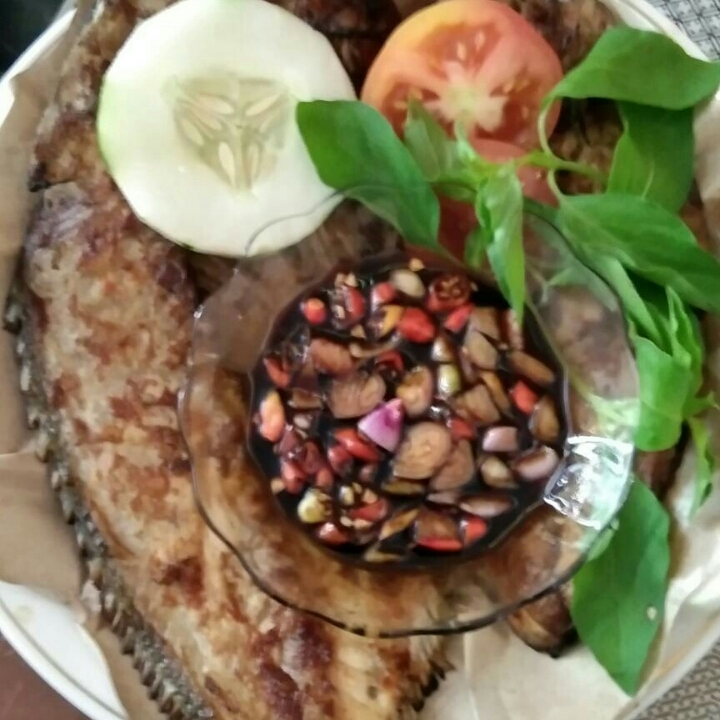 Ikan Kakap Bakar Sedang