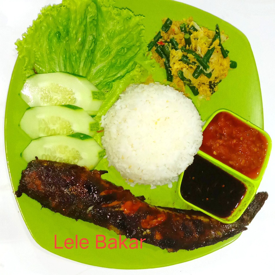 Nasi Ikan Lele Bakar
