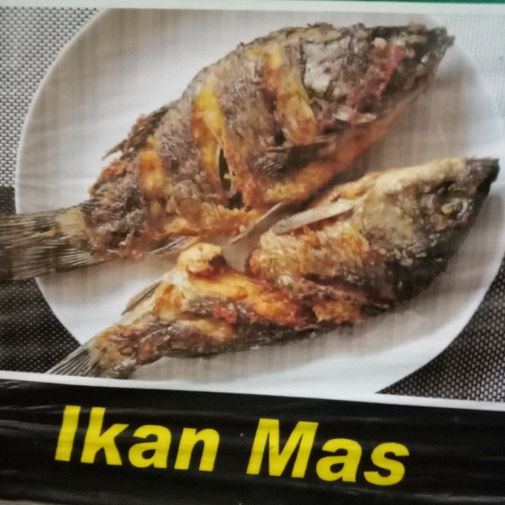 Ikan Mas Goreng Tanpa Nasi Ukuran Setengah Kilo
