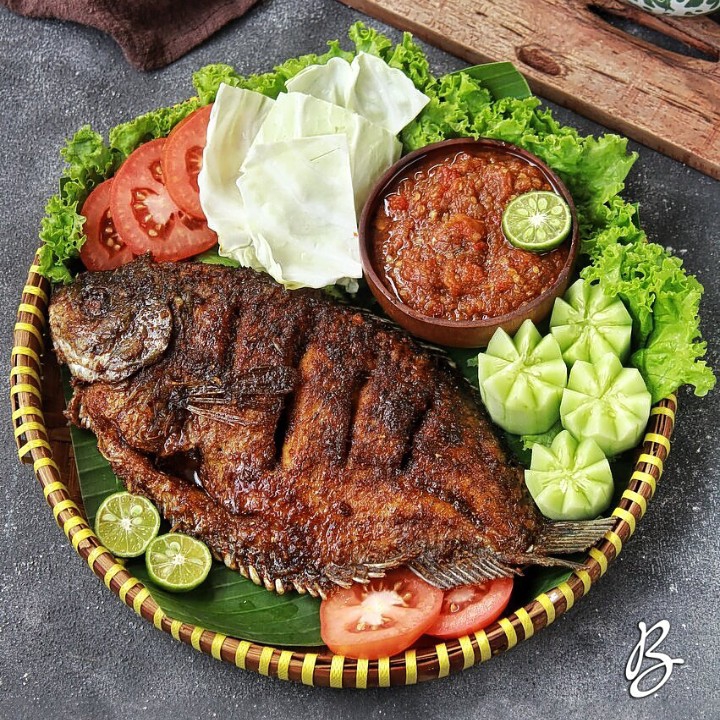 Ikan Mujair Bakar