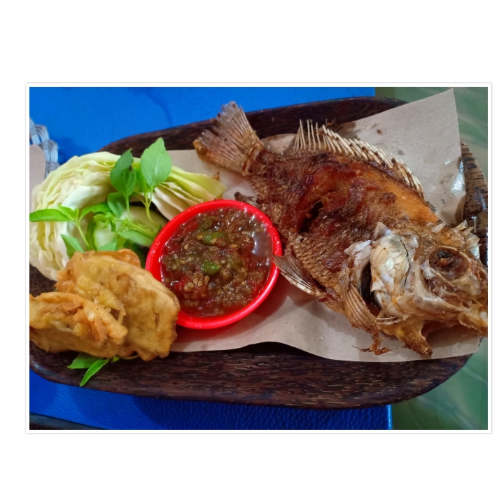 Ikan Nila Goreng Sambal Dadakan