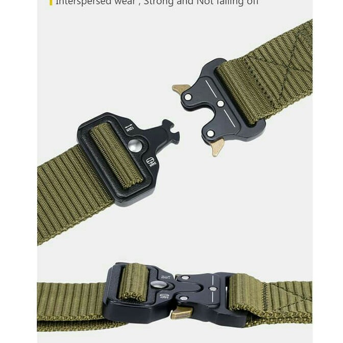 Ikat Pinggang Helikon D-Ring Tactical Belt Sabuk Taktis Kopel Besi 4