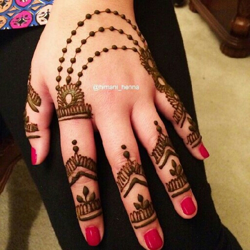 Indian Style Henna Art