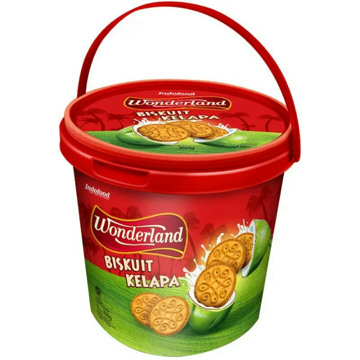 Indofood Biscuit Wonderland Kelapa 300G