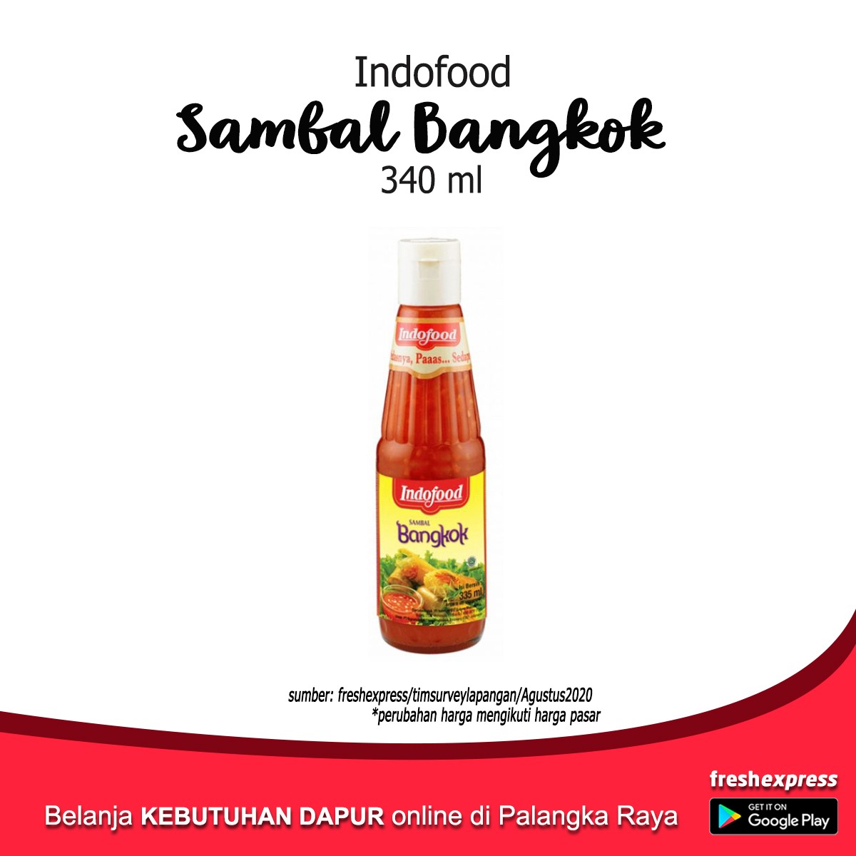 Indofood Sambal Bangkok 340 Ml