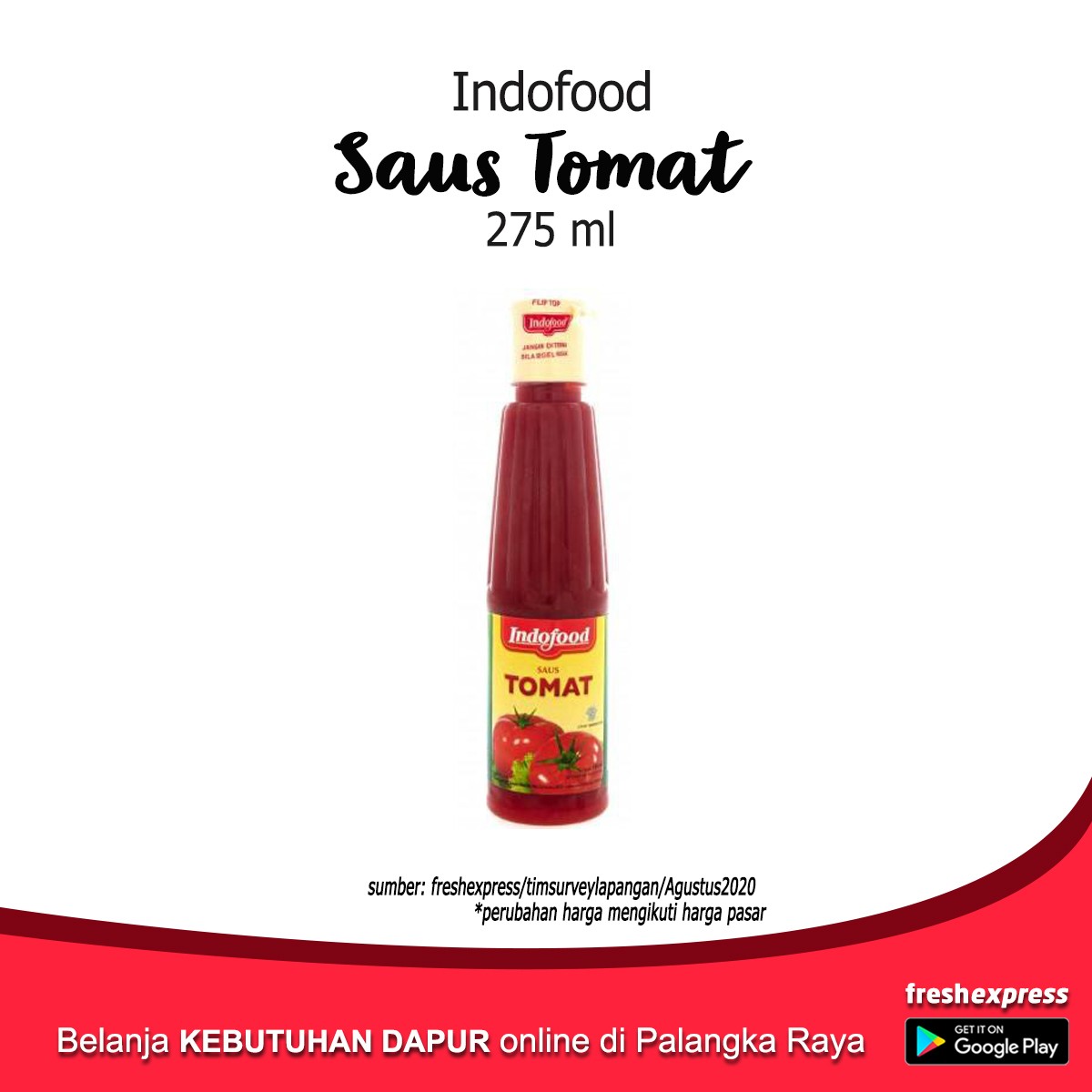 Indofood Saus Tomat 275 Ml