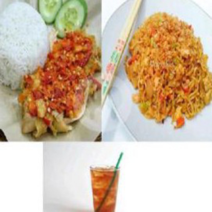 Indomie Ayam Geprek Pke Nasi Esteh