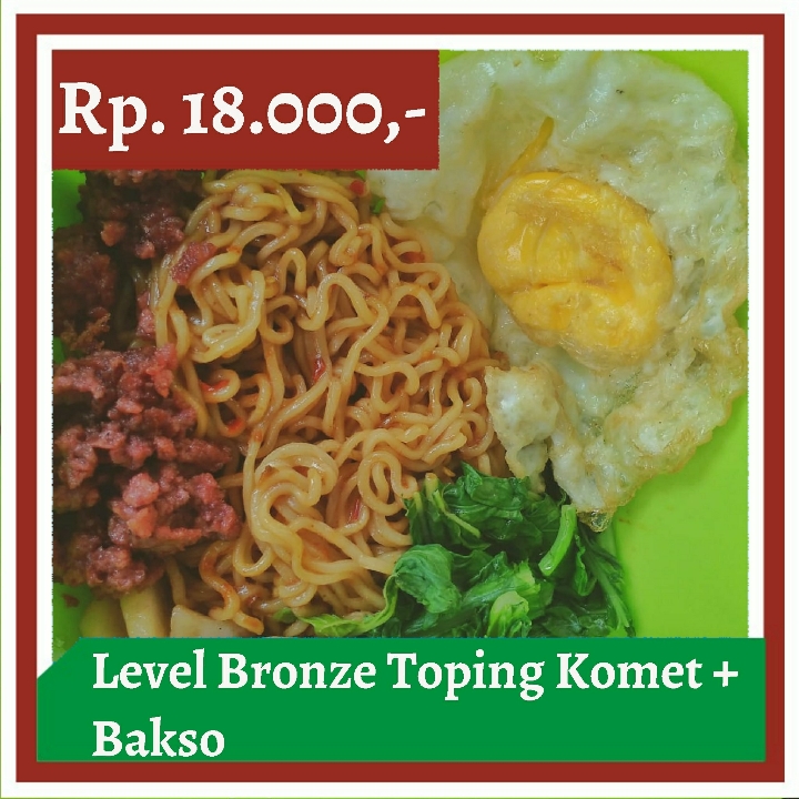 Indomie Geprexs 87-Level Bronze Toping Komet Plus Bakso