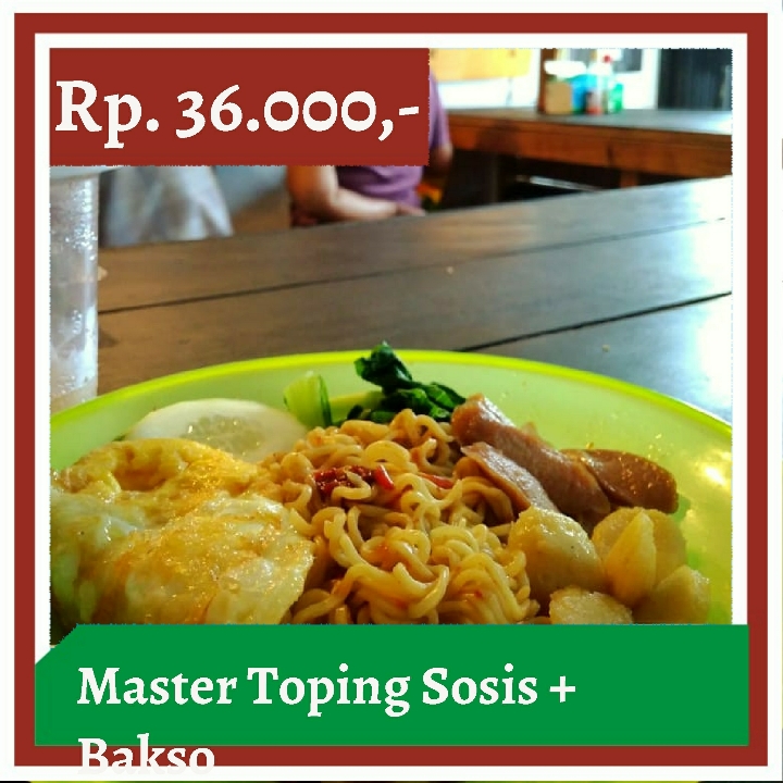 Indomie Geprexs 87-Master Toping Sosis Plus Bakso