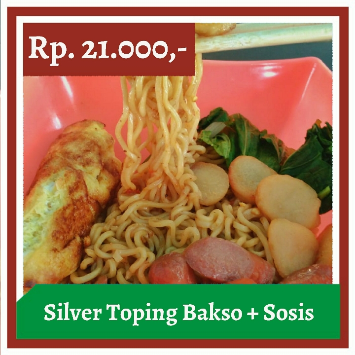 Indomie Geprexs 87-Silvel Toping Bakso Plus Sosis