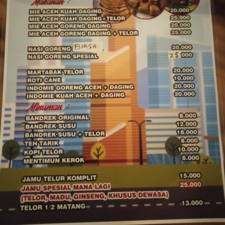 Indomie Goreng Aceh Dan Daging 