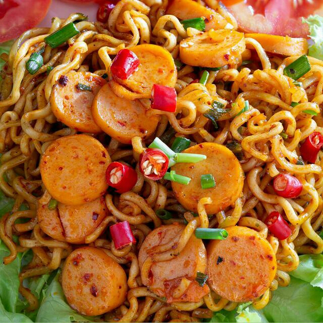 Indomie Goreng Jumbo Scallop