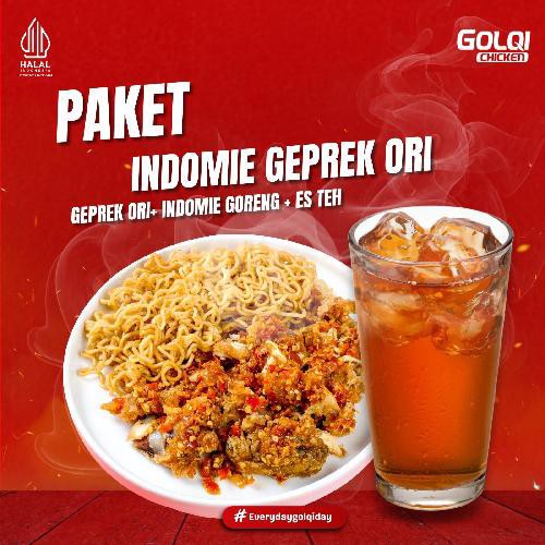 Indomie ayam Geprek