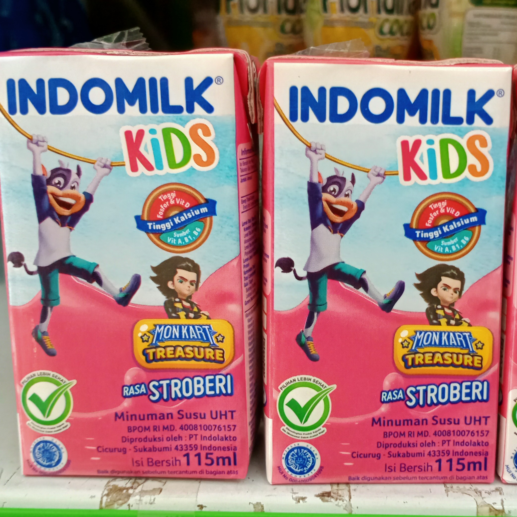 Indomilk Kids Rs Stroberi 115ml