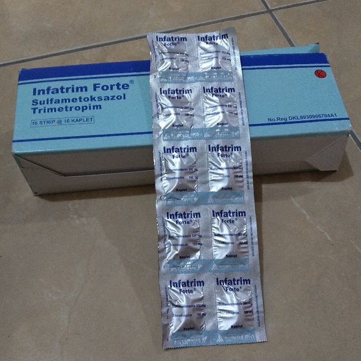 Infantrim Forte 100mg Atau Trimetropin Dan Sulfa