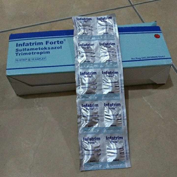 Infantrim Forte 100mg Atau Trimetropin Sulfa