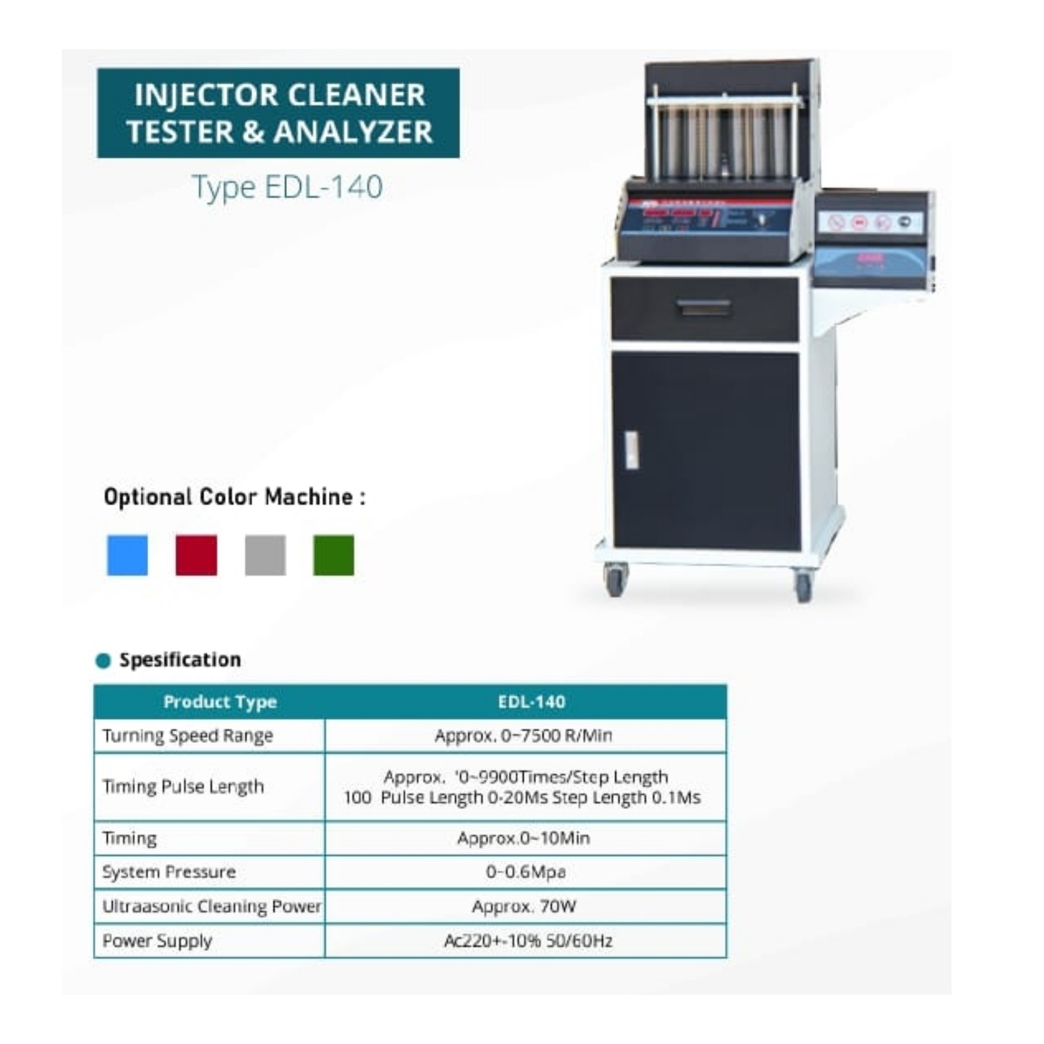 Injector Cleaner Tester Analyzer